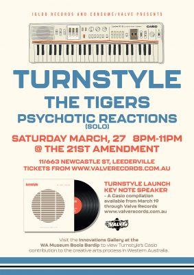 TURNSTYLE announce new casio compilation album KEY NOTE SPEAKER as well as Perth album launch show!