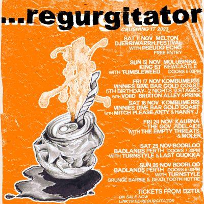 regurgitator A CRUSHING COST. 2023